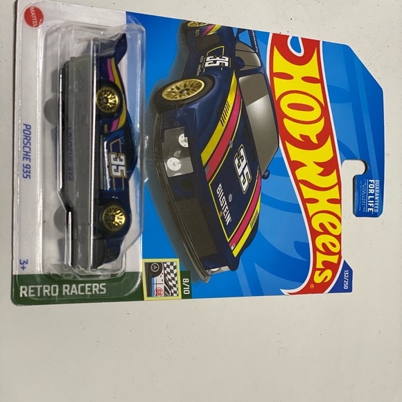 Hot Wheels Porsche 935 Blue Retro Racers - Picture 4 of 5